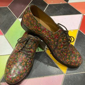 Patricia Nash floral flat oxford shoes 9.5